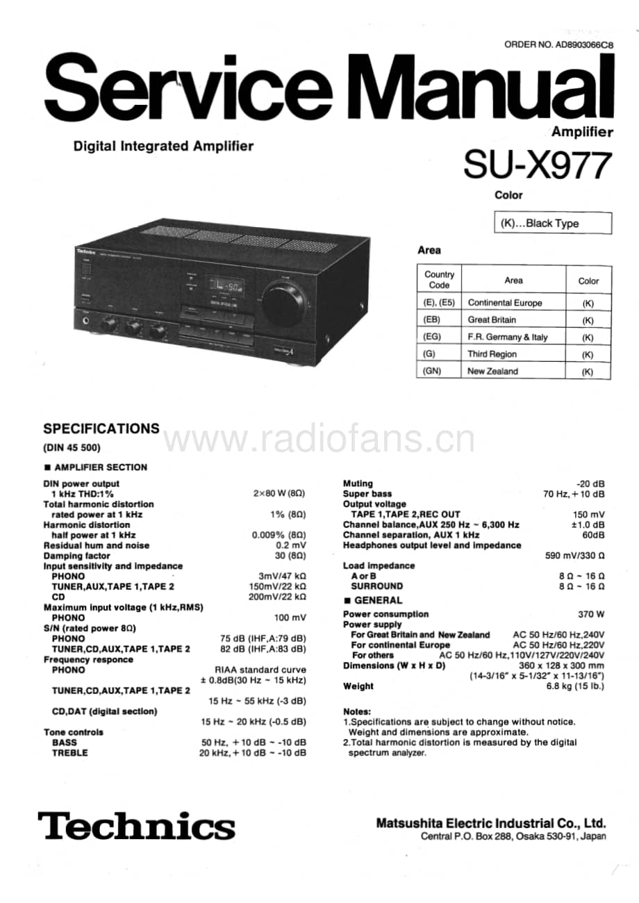 Technics-SUX-997-Service-Manual电路原理图.pdf_第1页