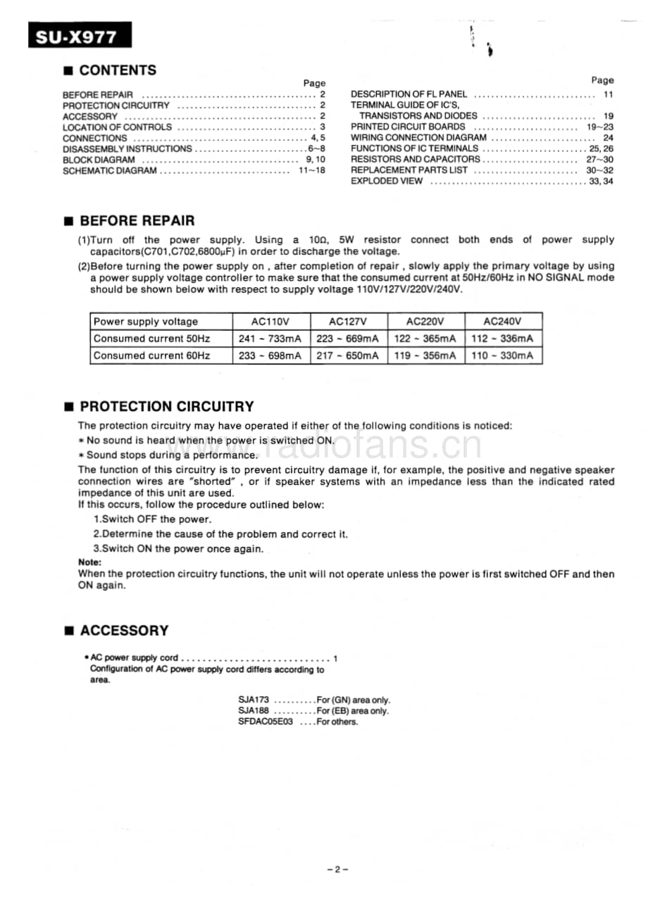 Technics-SUX-997-Service-Manual电路原理图.pdf_第2页