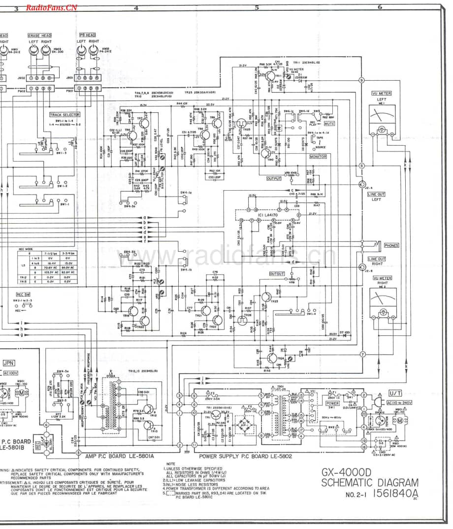 Akai-GX4000DB-tape-sch维修电路图 手册.pdf_第1页