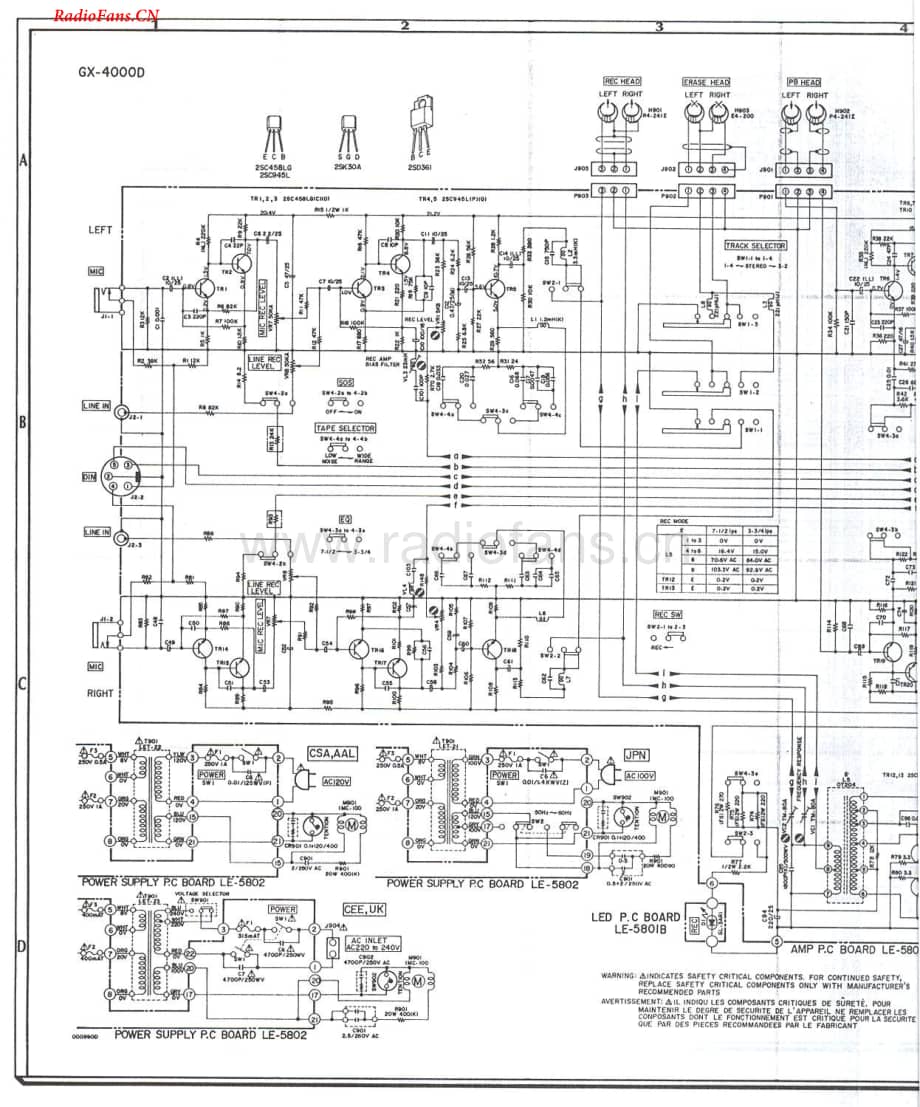 Akai-GX4000DB-tape-sch维修电路图 手册.pdf_第2页