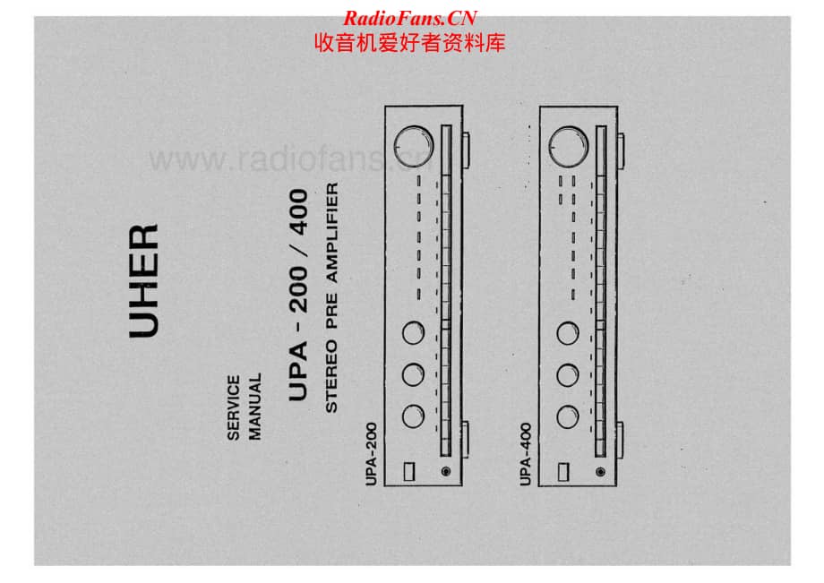 Uher-UPA-200-Service-Manual电路原理图.pdf_第1页