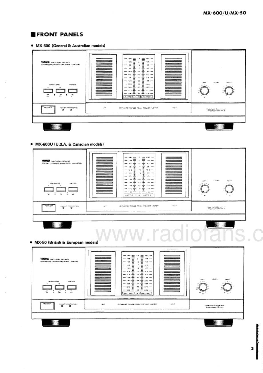 Yamaha-MX-600-Service-Manual电路原理图.pdf_第3页