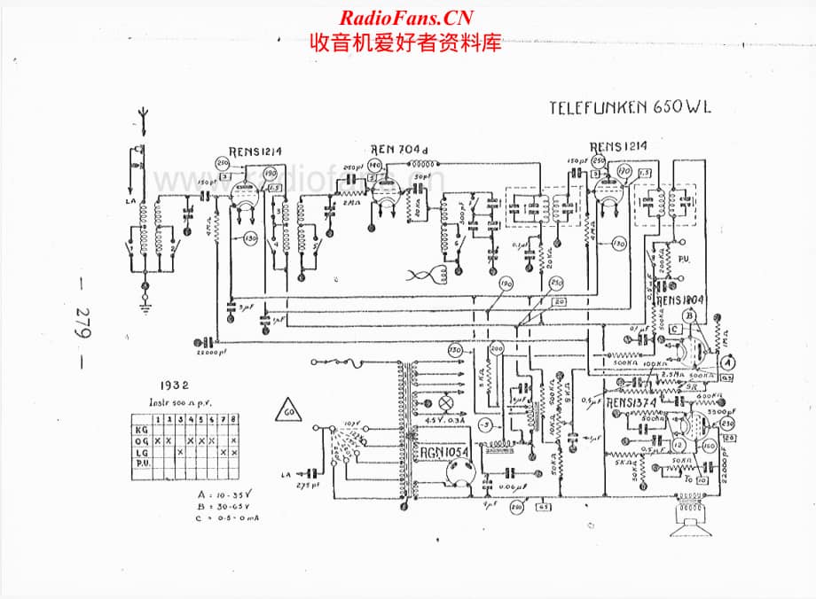 Telefunken-650-WL-Schematic-2电路原理图.pdf_第1页