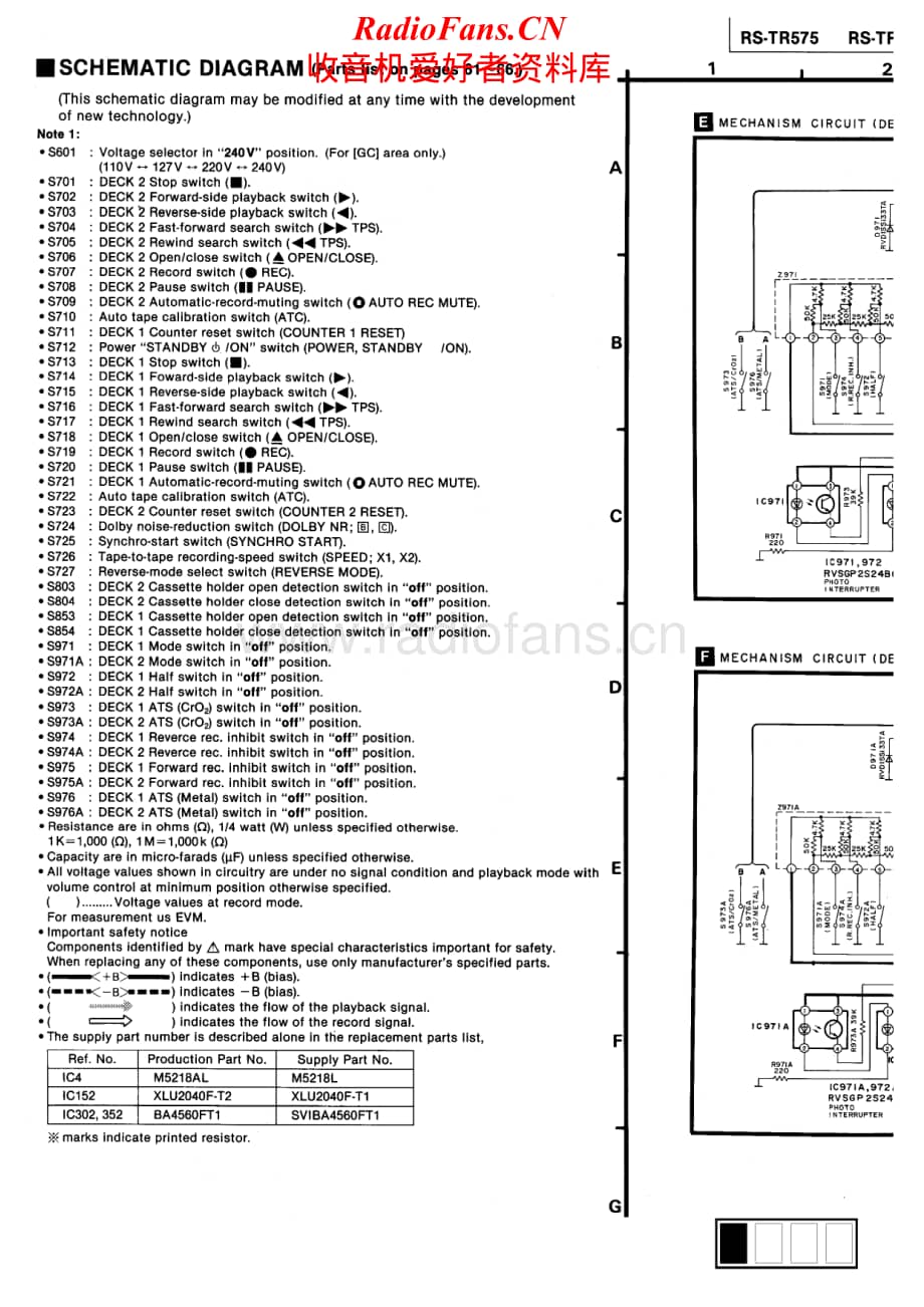 Technics-RSTR-575-Schematics电路原理图.pdf_第1页