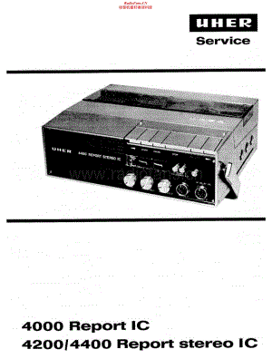 Uher-4200-Report-Service-Manual电路原理图.pdf