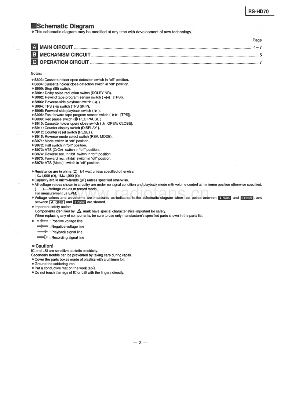 Technics-RSHD-70-Service-Manual电路原理图.pdf_第3页