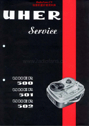 Uher-501-Service-Manual电路原理图.pdf