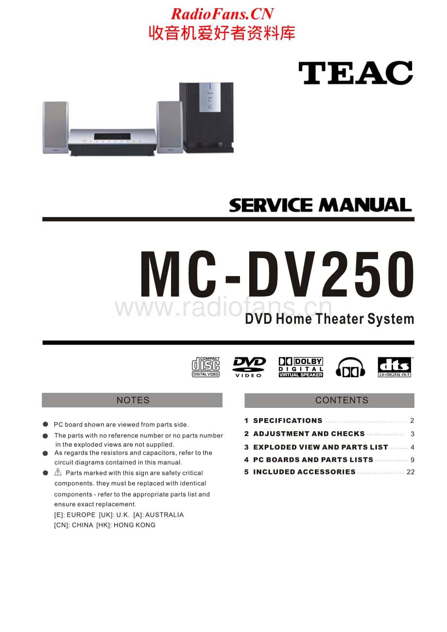 Teac-MC-DV250-Service-Manual电路原理图.pdf_第1页