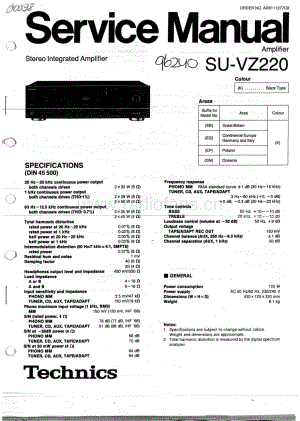 Technics-SUVZ-220-Service-Manual电路原理图.pdf