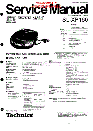 Technics-SLXP-160-Service-Manual电路原理图.pdf