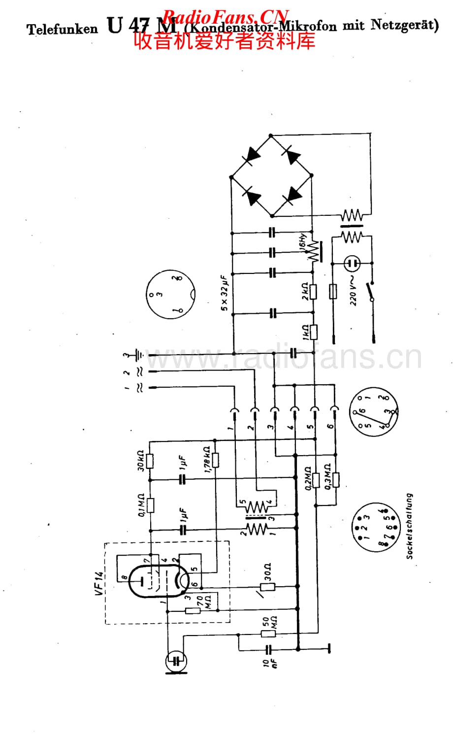 Telefunken-U-47M-Schematic电路原理图.pdf_第1页