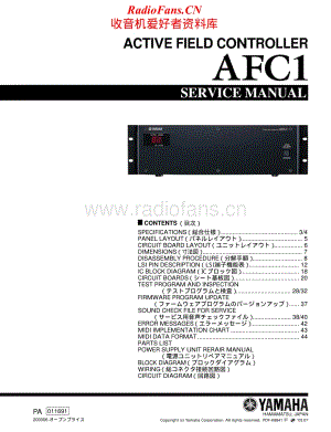 Yamaha-AFC-1-Service-Manual电路原理图.pdf