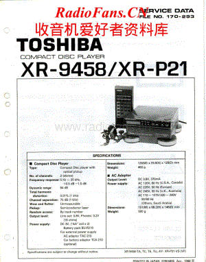 Toshiba-XR-9458-Service-Manual电路原理图.pdf