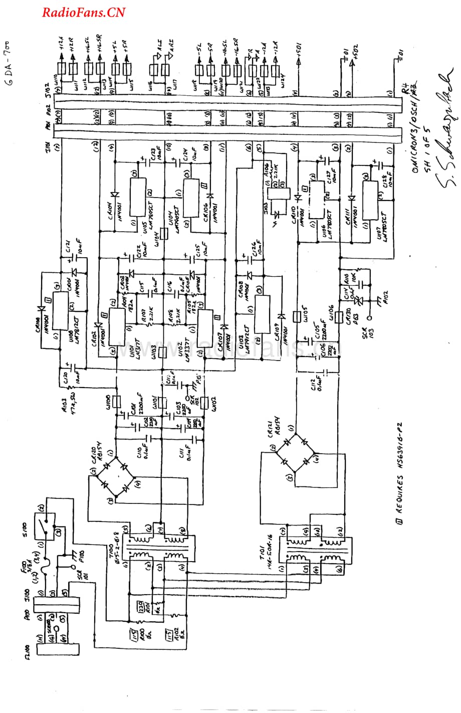 Adcom-GDA700-dac-sch维修电路图 手册.pdf_第1页