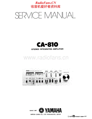 Yamaha-CA-810-Service-Manual电路原理图.pdf