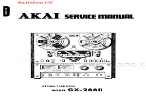 Akai-GX266MKII-tape-sm维修电路图 手册.pdf