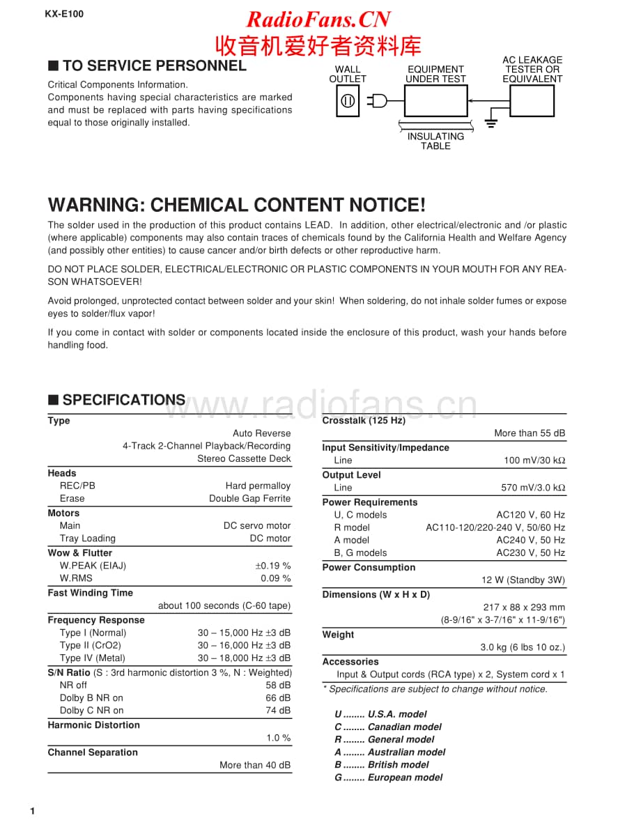 Yamaha-KXE-100-Service-Manual电路原理图.pdf_第2页