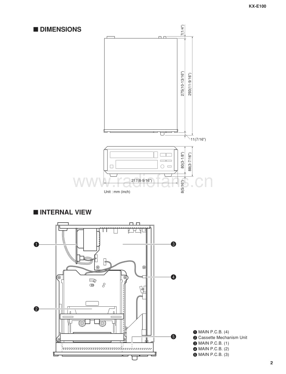 Yamaha-KXE-100-Service-Manual电路原理图.pdf_第3页