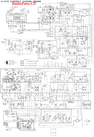 Akai-X200D-tape-sch2维修电路图 手册.pdf