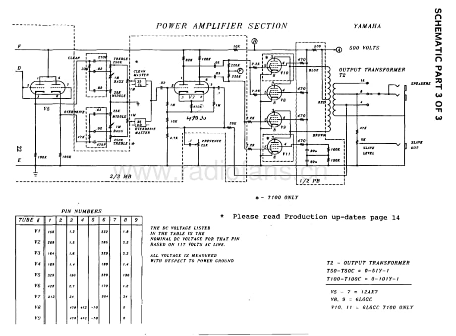 Yamaha-T-100-Service-Manual电路原理图.pdf_第3页