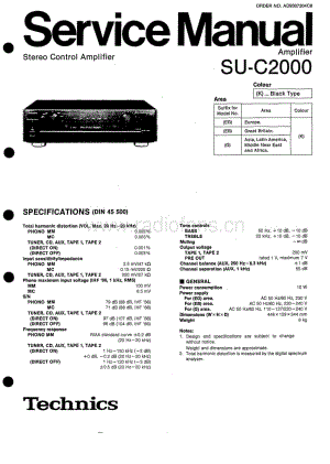 Technics-SUC-2000-Service-Manual电路原理图.pdf