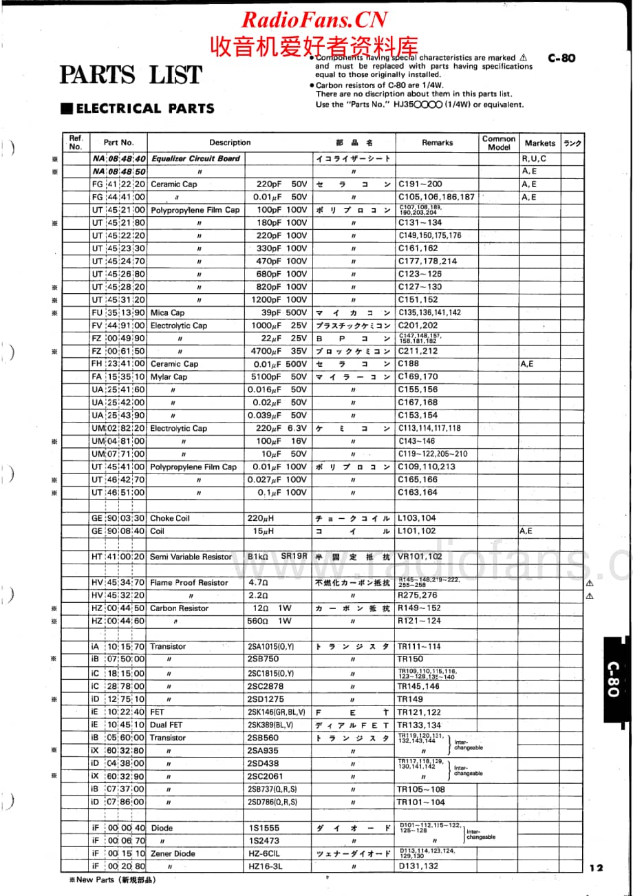 Yamaha-C-80-Schematic电路原理图.pdf_第2页