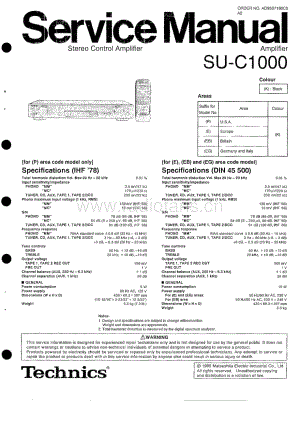 Technics-SUC-1000-Service-Manual电路原理图.pdf
