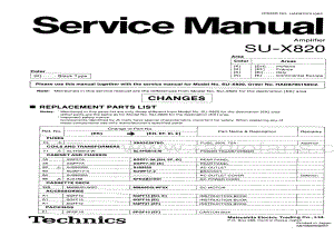 Technics-SUX-820-Service-Manual电路原理图.pdf