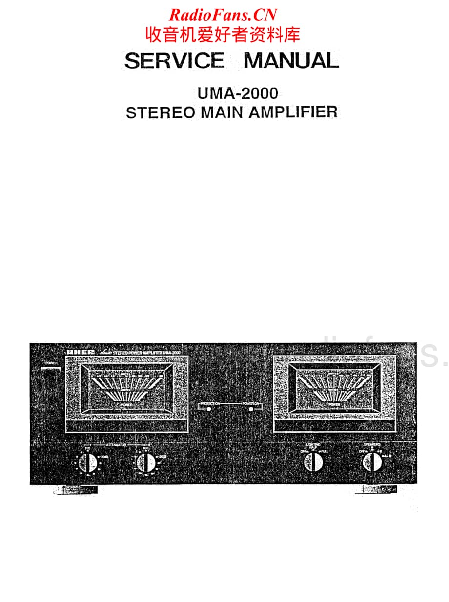 Uher-UMA-2000-Service-Manual电路原理图.pdf_第1页