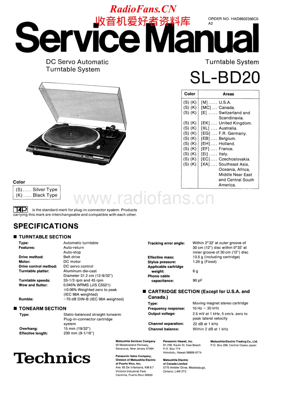 Technics-SLBD-20-Service-Manual电路原理图.pdf_第1页