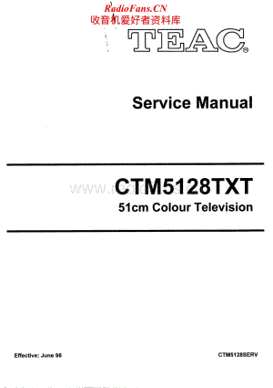 Teac-CT-M5128-TXT-Service-Manual电路原理图.pdf
