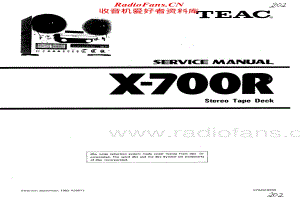 Teac-X-700R-Service-Manual电路原理图.pdf