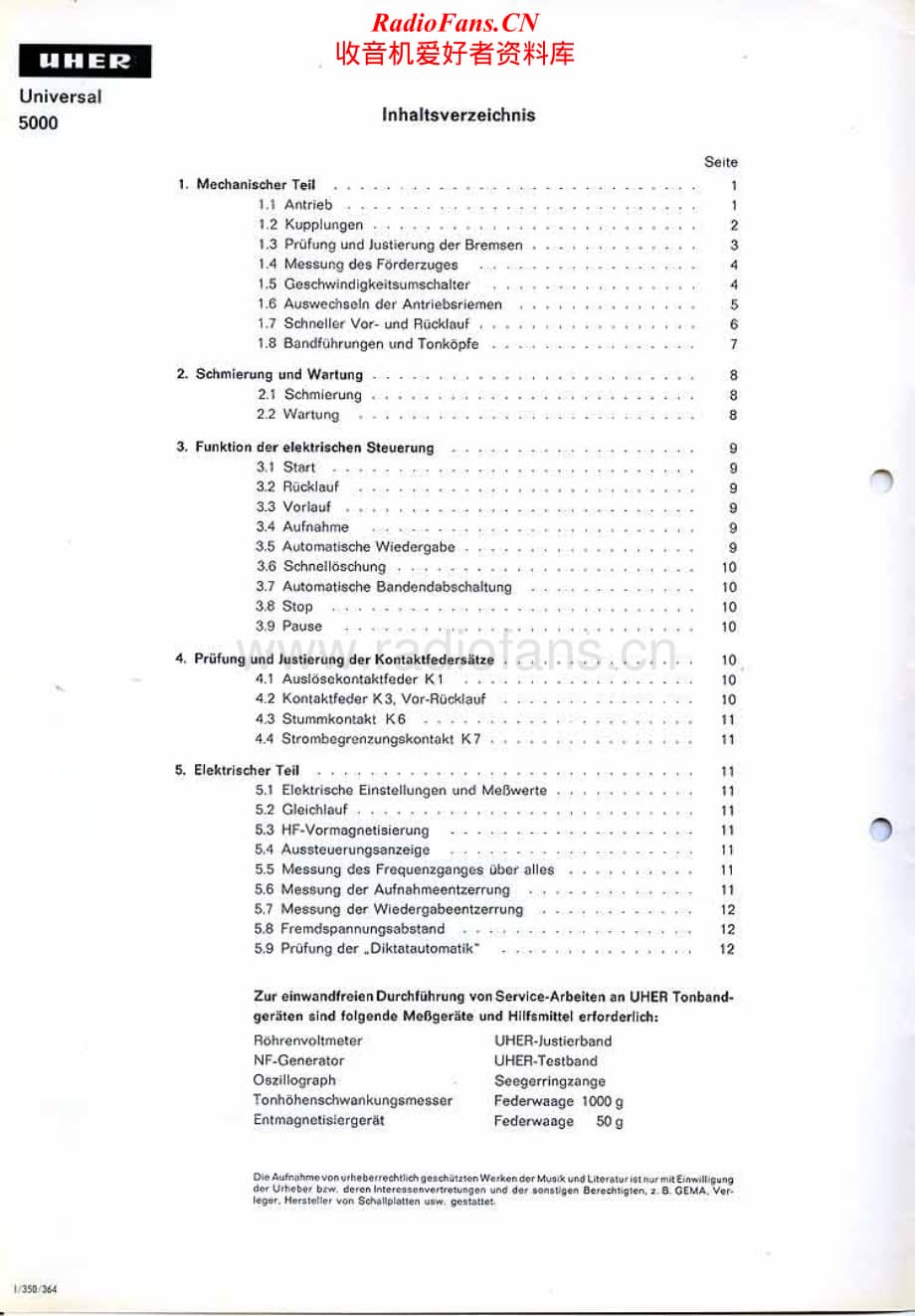 Uher-Universal-5000-Service-Manual电路原理图.pdf_第2页