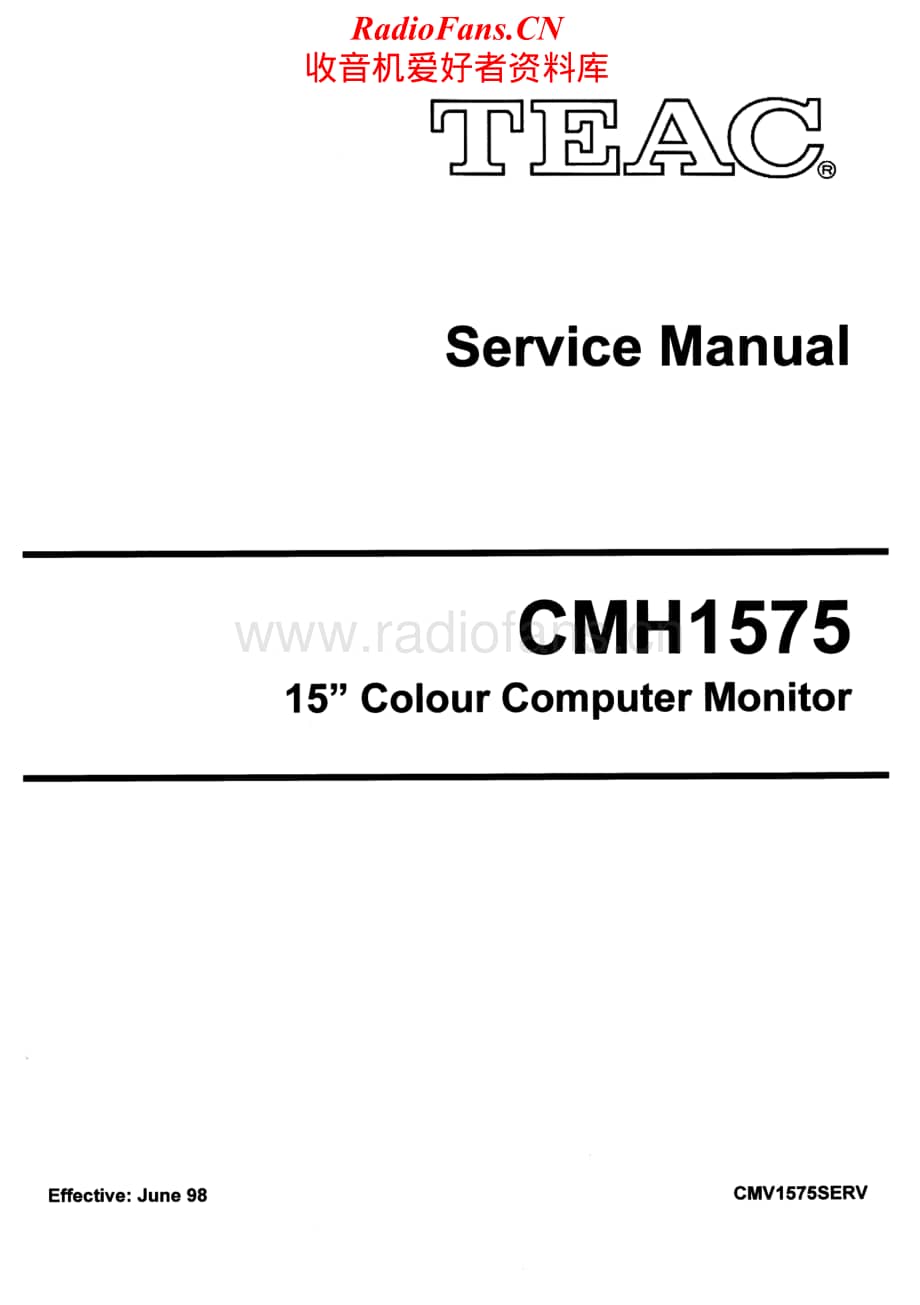 Teac-CM-H1575-Service-Manual电路原理图.pdf_第1页