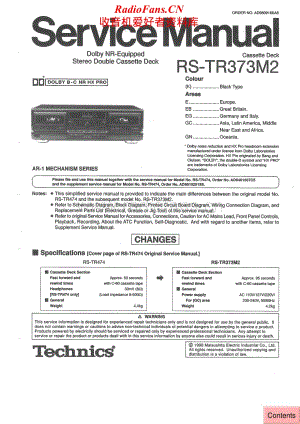 Technics-RSTR-373-M-2-Service-Manual电路原理图.pdf