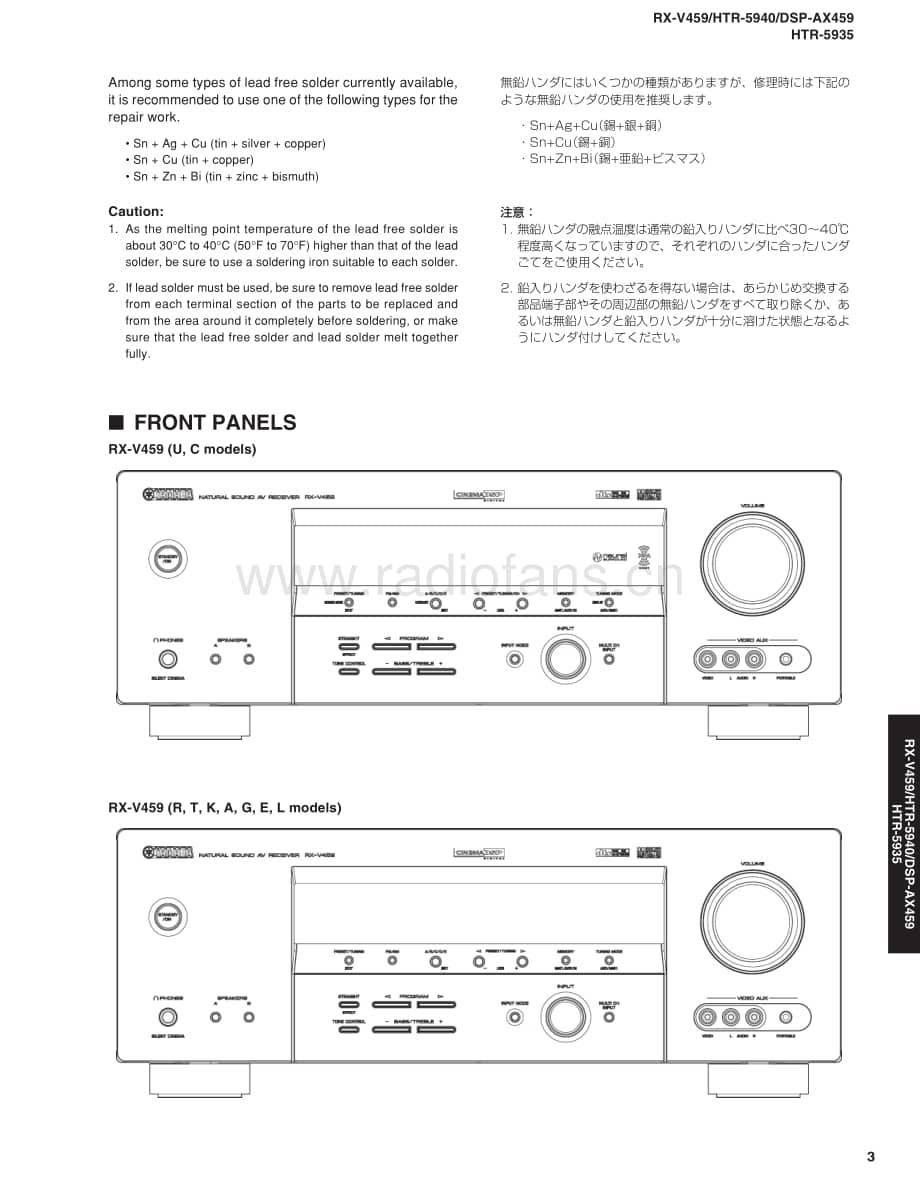 Yamaha-HTR-5940-Service-Manual电路原理图.pdf_第3页