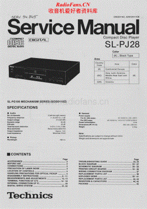 Technics-SLPJ-28-Service-Manual电路原理图.pdf