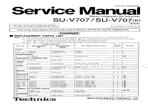 Technics-SUV-707-Service-Manual电路原理图.pdf