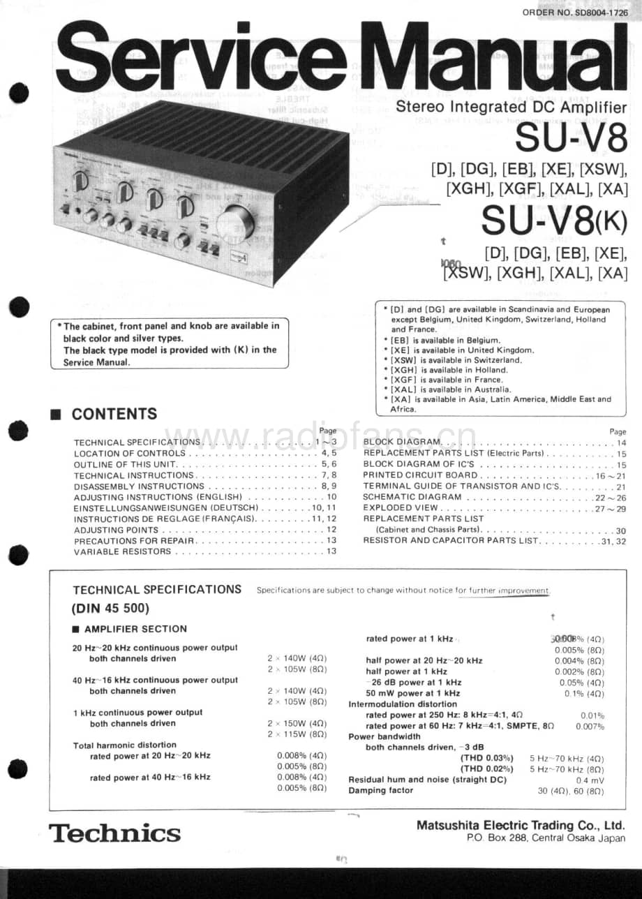 Technics-SUV-8-Service-Manual电路原理图.pdf_第1页