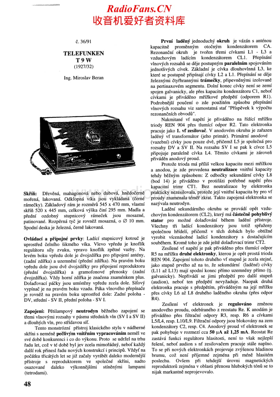 Telefunken-T9-W-Service-Manual电路原理图.pdf_第1页