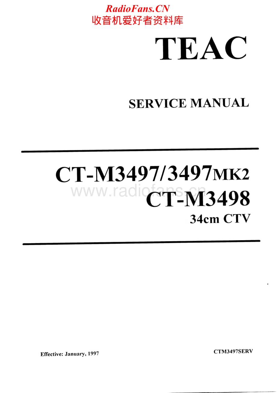 Teac-CT-M3498-Service-Manual电路原理图.pdf_第1页