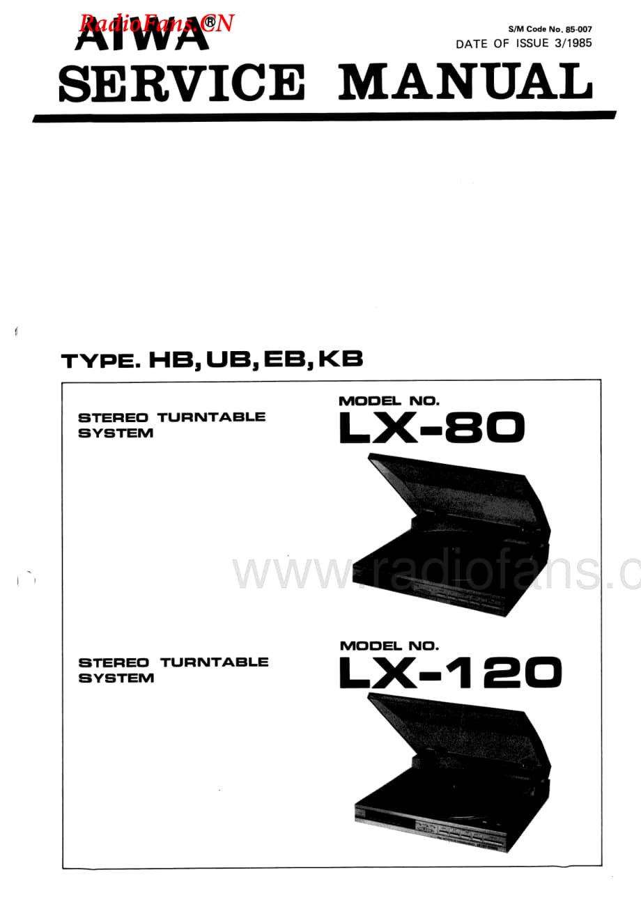 Aiwa-LX80-tt-sm维修电路图 手册.pdf_第1页