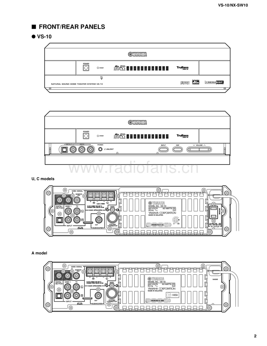 Yamaha-NXSW-10-Service-Manual电路原理图.pdf_第3页