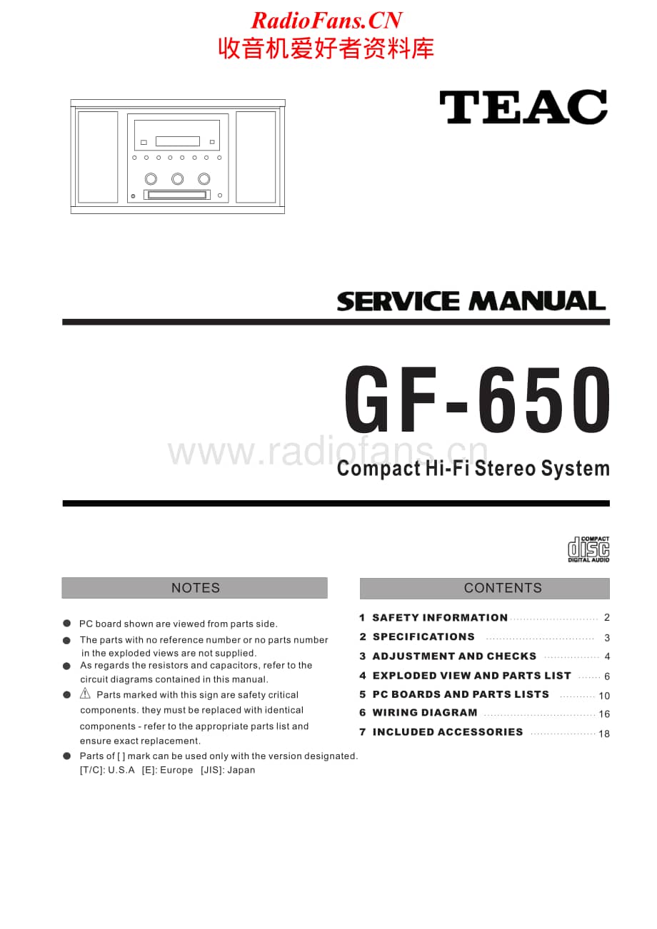 Teac-GF-650-Service-Manual电路原理图.pdf_第1页