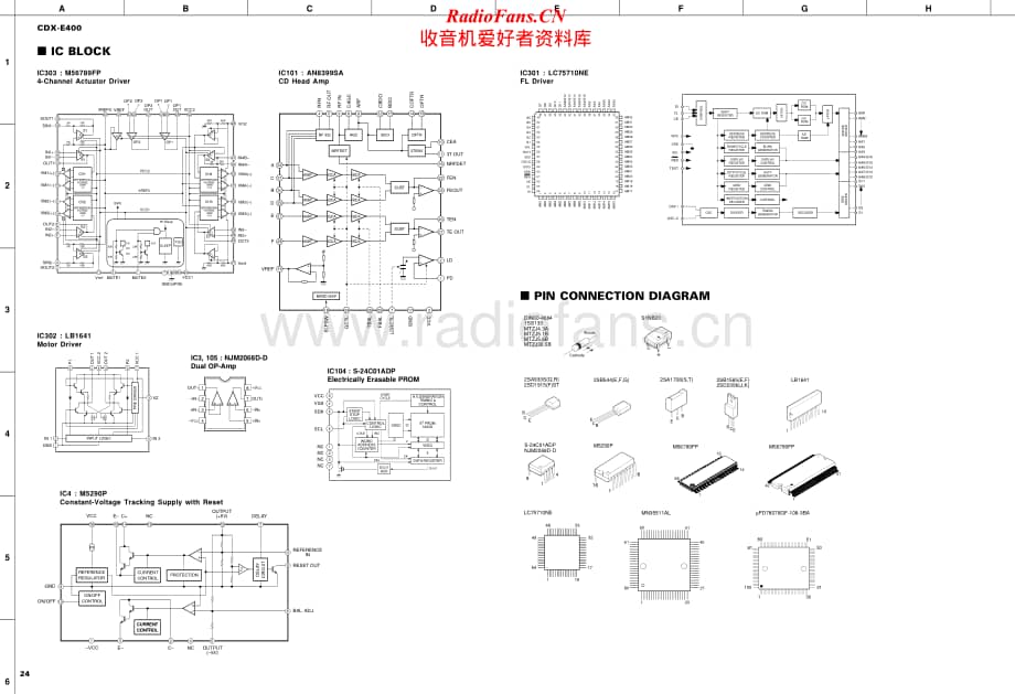 Yamaha-CDXE-400-Schematic电路原理图.pdf_第1页