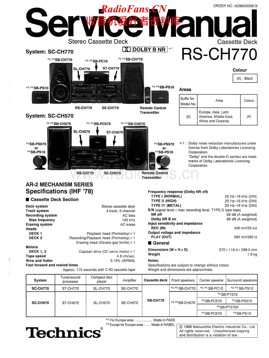 Technics-RSCH-770-E-Service-Manual电路原理图.pdf_第1页