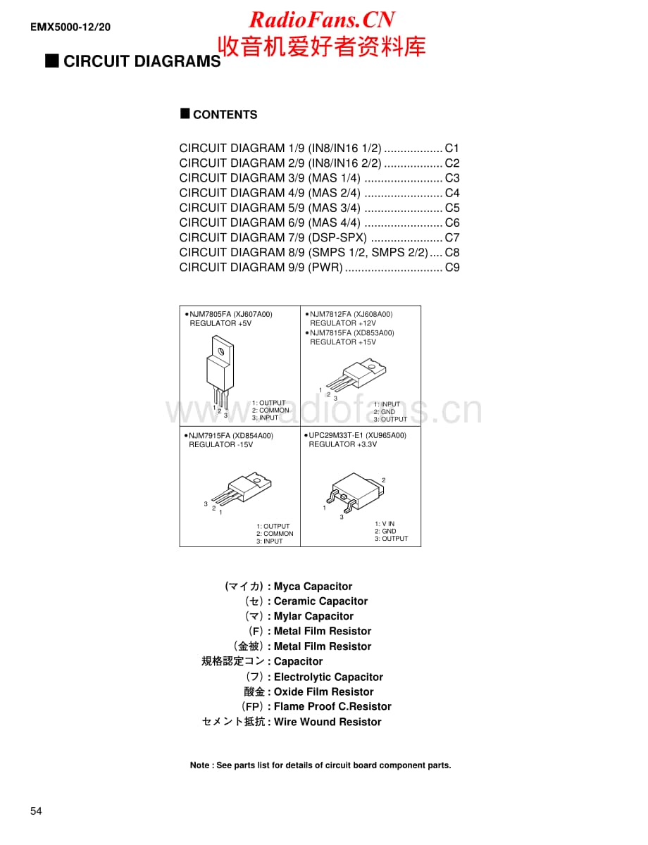 Yamaha-EMX-5000-Schematic电路原理图.pdf_第1页