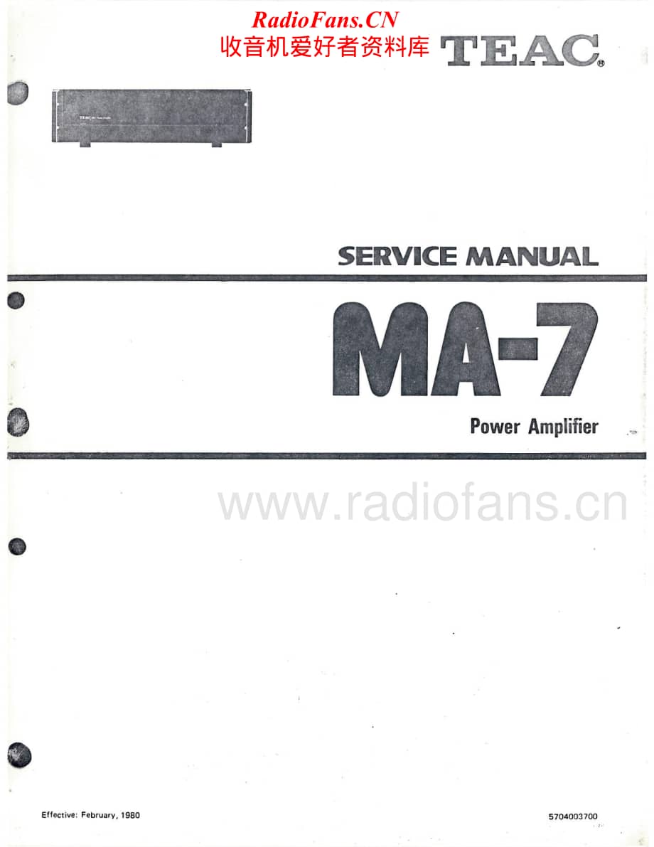 Teac-MA-7-Service-Manual电路原理图.pdf_第1页