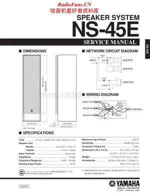 Yamaha-NS-45-E-Service-Manual电路原理图.pdf
