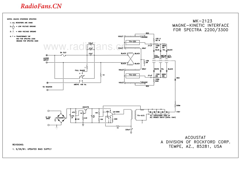 Acoustat-Spectra2200-spk-sch维修电路图 手册.pdf_第1页